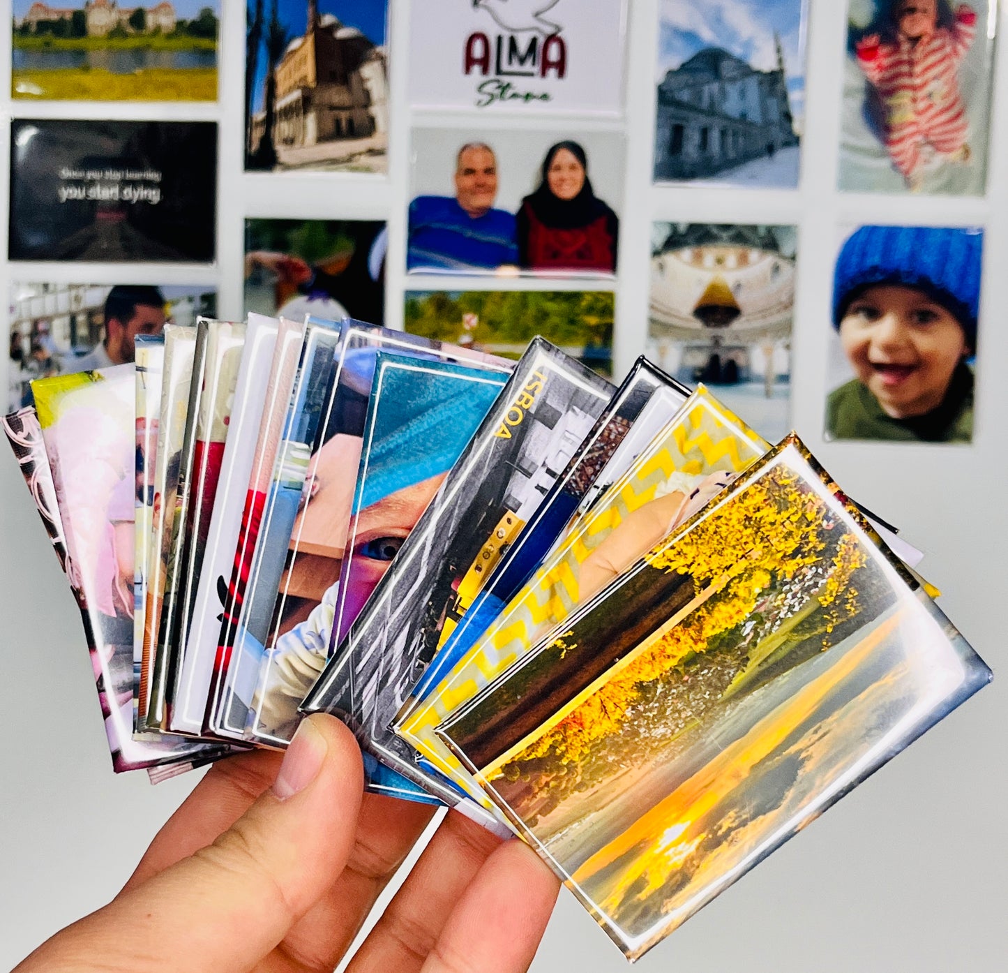 16er Set Fotomagnete